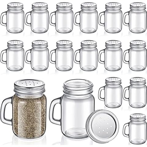 12-Piece Mason Jar Salt and Pepper Set by Tessco Cover
