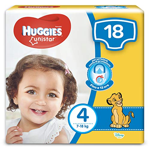 Huggies Pañales Unistar Talla 4 (7 - 14 kg)