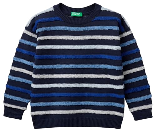 Suéter Benetton de cuello redondo: la prenda de punto ideal para el look de oficina