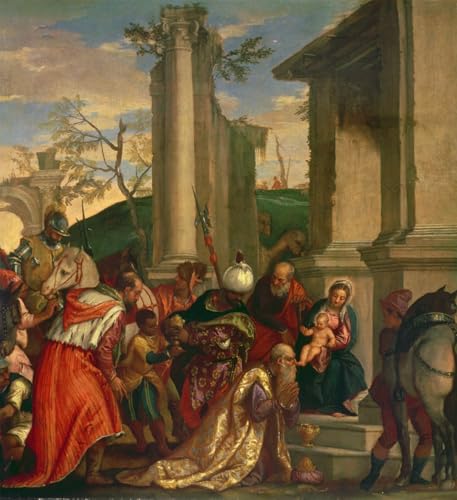 Affiche L'Adoration des Rois Paolo Veronese grand format 60x90