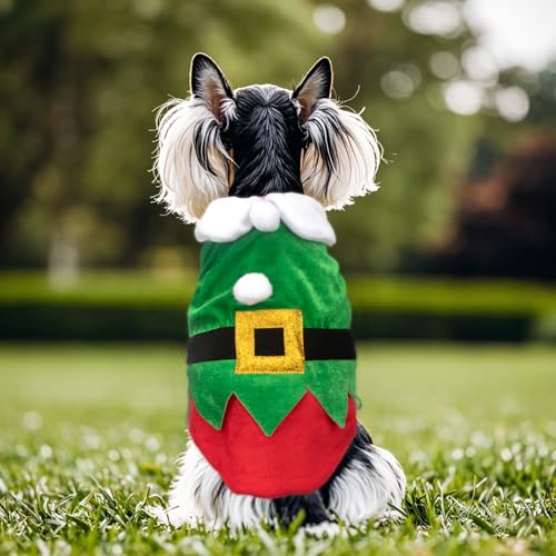 Disfraz de Elfo de Navidad para Perros Talla L miniatura 5