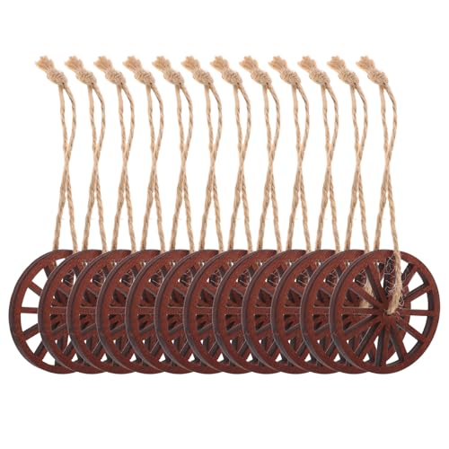 Installazione rapida: grazie al suo design intuitivo, questa decorazione murale può essere montata facilmente, consentendoti di godere di un aggiornamento immediato dell'estetica della tua casa, ruota di legno, ruote di legno