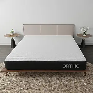 Livpure Smart Ortho Latex Plush 100% Natural Latex & High Density Foam Mattress | Stress-Relief Biocrystals |Premium High GSM Certified Fabric| King Bed (72x72x6) inches with Removable Zipper Cover