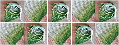 Image of YarnArt Flowers Moonlight Glitter Cotton Yarn, Soft, Rainbow Crochet, Metallic Lurex handknit Shiny, Silvery Cake, Multicolor Cotton, 1 Skein Weight 9.17oz Lenght 393.7 inches,1 Fine Yarn (3250)