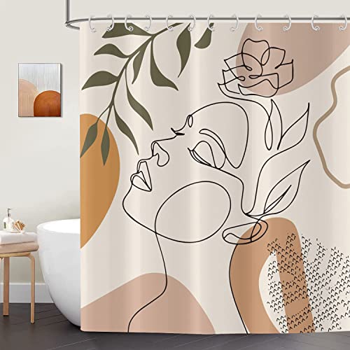 ASDCXZ Boho Shower Curtain 180x200 cm, Waterproof Fabric Shower Curtains - Image 2