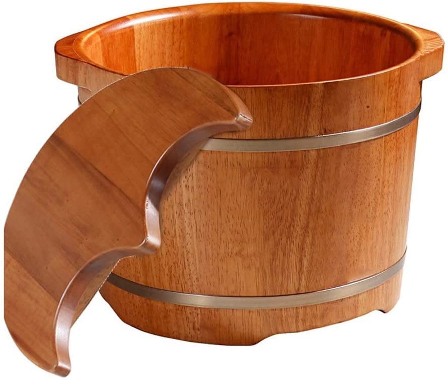 Spa de Pies de Madera para Masajes en Casa