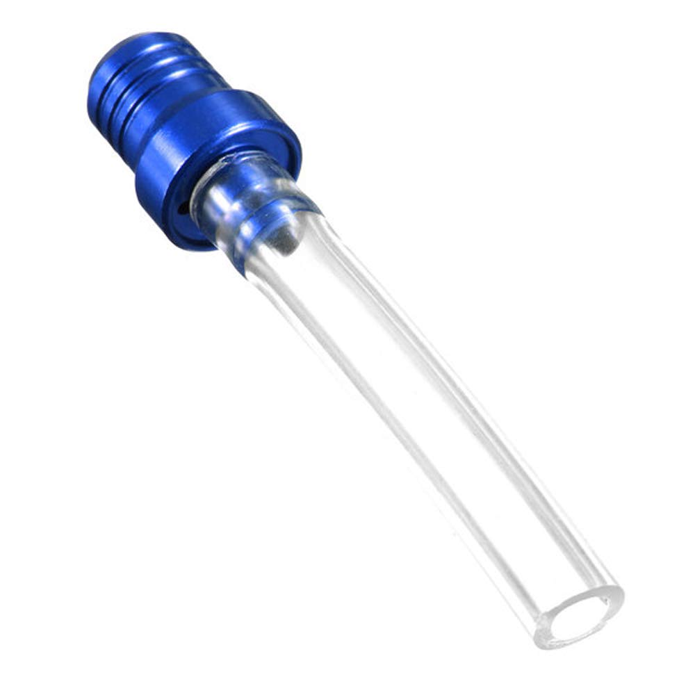 Fuel Tank Breather Pipe,Anti Reverse Gas Fuel Petrol Tank Cap Valve Vent ATV Dirt Bike (Blue)