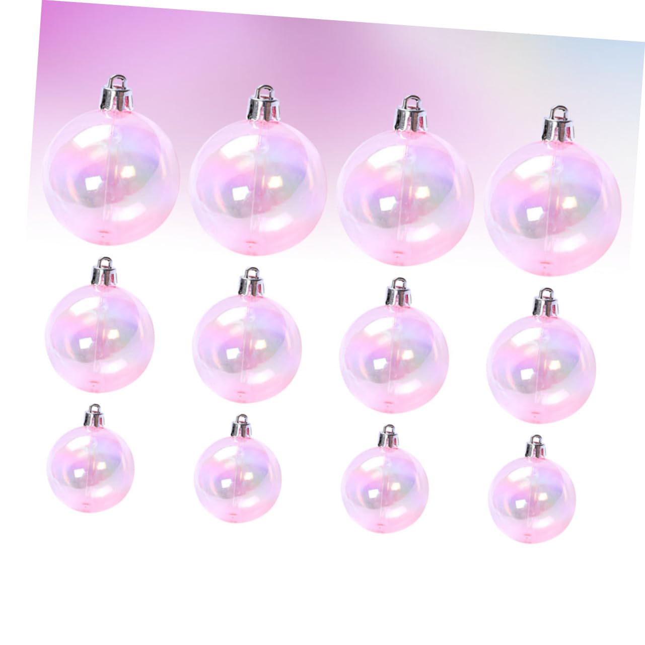 Abaodam 36piezas Bolas Colgantes Decorativas para Pasteles y Eventos Rosa Adornos para Fiestas y Decoración Navideña