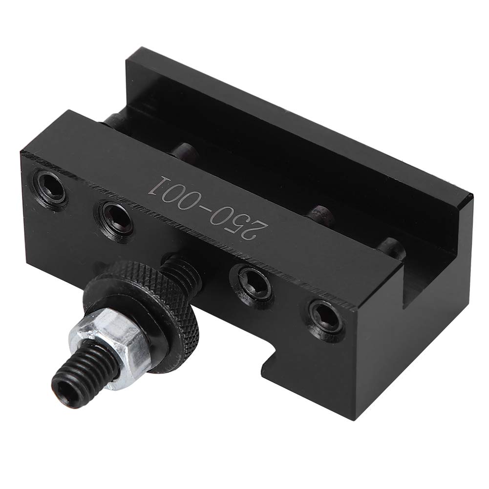 Portautensili a cambio rapido Portautensili per tornio durevole in acciaio ad alto tenore di carbonio tornitura CNC 2,1 x 2,1 x 0,8 pollici(250‑001)