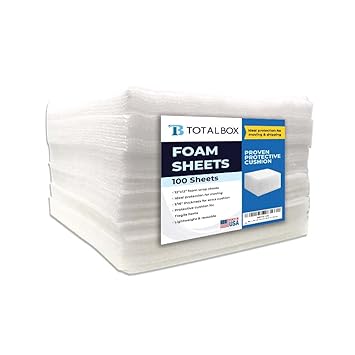 100 Pack Foam Sheets 12