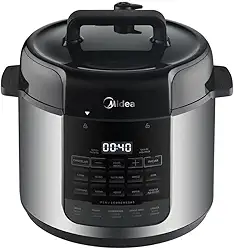 Panela de Pressão Elétrica 5L NutriPro Inox Midea