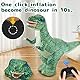 OBEST Fernbedienung Dinosaurier Spielzeug, 90CM Aufblasbarer Elektrischer Dinosaurier, 2.4GHz RC Wiederaufladbarer Ballon, 360° Rotation Gehen,Schnelle Inflation, Kinder Überraschungsgeschenk