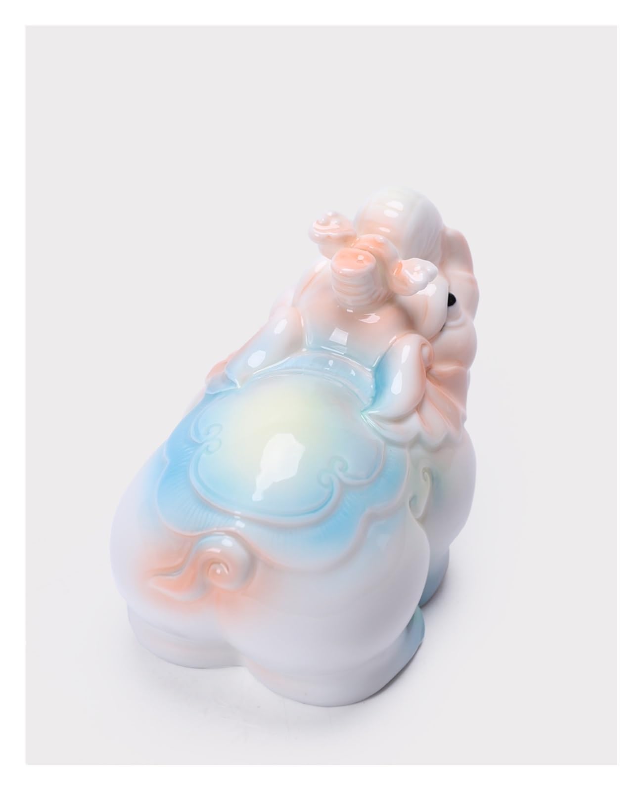 Figuras Pequeñas de Mesa Para Decoración Del Hogar Adornos creativos de elefante de cerámica for sala de estar, artesanías de elefante, decoración de escritorio Decoraciones de Estantería de Sala de E