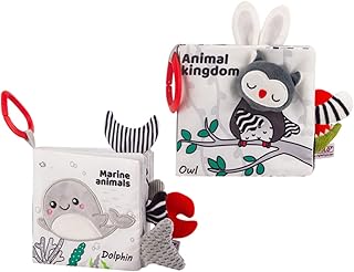 Toyvian Livro De Pano Para Educação Precoce 4 Unidades Livro De Pano Para A Barriga Brinquedos Para Bebês Livros De Pano Para Bebês Brinquedos Para Bebês Meninos Brinquedos Para