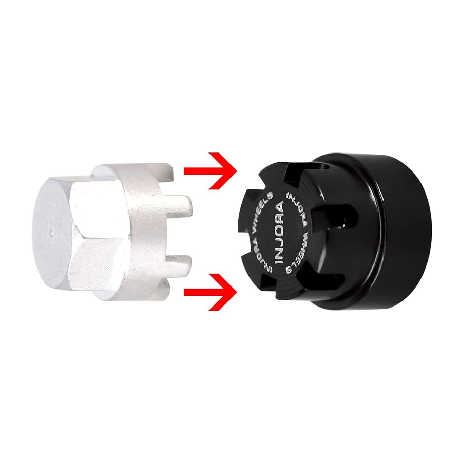Amazon.com: INJORA M2 Wheel Nuts Cap Locking Hubs Wheel