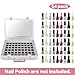 FULLCASE Nail Polish Organizer, 54 Bottles Nail Storage with Separate Sponge Compartment for Sally Hansen/for GAOY/for OPI/for Essie/for CANNI Gel/for DND Gel Polish