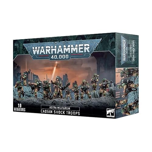 Warhammer 40,000: Astra Militarum - Cadian Shock Troops miniatura 1