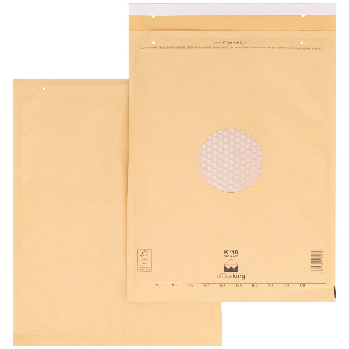 verpacking 1000 Buste gialle imbottite 37 x 48 cm K10 - Buste pluriball, Buste con bolle