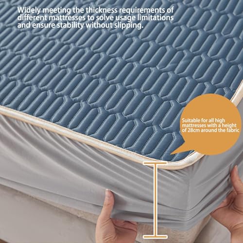 Colchoneta de verano de 180x200 cm estilo simple y doble capa para cama 6
