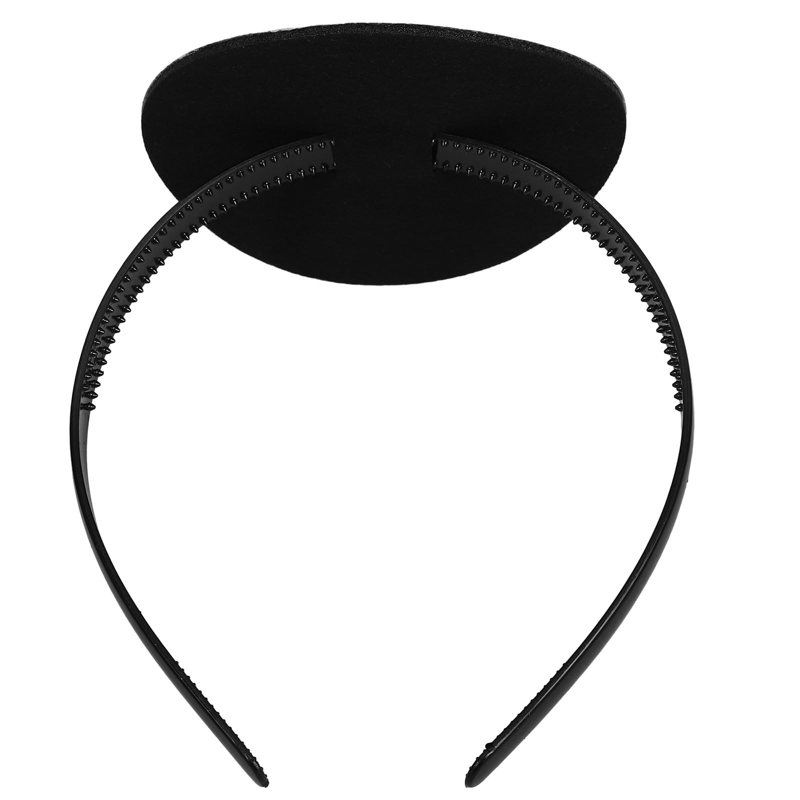 Graduation Cap Headband Insert, Black Plastic Grad Cap Fastener, Secure Mortarboard Stabilizer for Graduation Ceremony Hair Accessories