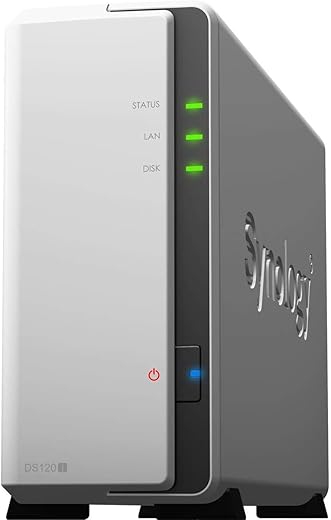 Synology 1 Bay NAS DiskStation DS120j (Diskless)