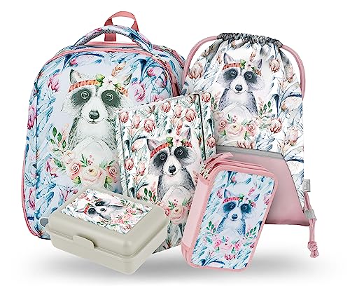 Produktbild von Schulrucksack Mädchen Teenager Baagl Schulrucksack Set Jungen 3 Teilig, Schultasche Für Schultasche Mädchen 4 Klasse
