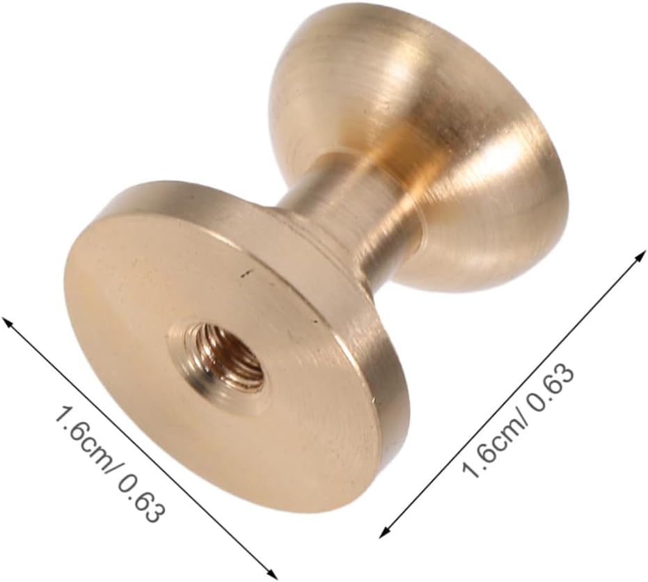 Zerodeko 4pcs Crystal Cabinet Knob Base Brass Handles for Kitchen Cabinets Bathroom Vanities and Furniture Drawer Accessories Fit for Versatile Home Decor