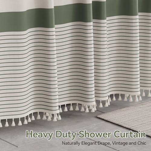 Amazerbath Boho Shower Curtains For Bathroom thumb #5
