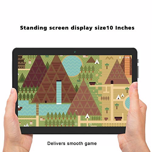 Android Tablet 10 Inch, 5G Wifi Tablet, Quad-Core Processor, 1Gb Ram, 16Gb Rom,800X1280 Touch Screen Full Hd Display, Bluetooth, Gps, Otg – Black #TOP3