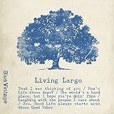Living Large Blue Vintage