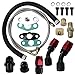 GT4088R Turbocharger Oil Feed and Drain Return Line Kit for T3 T4 GT35 T70 T66 T61 T60 T04E T04 GT32 GT40 GT42 GT4049R GT42R/RS GT4294R GT4202R