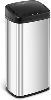 Fromm & Starck Pattumiera Automatica con Sensore Star_BIN_09 (40 Litri, Acciaio Inox/ABS, Batteria, Sensore: 20 cm)