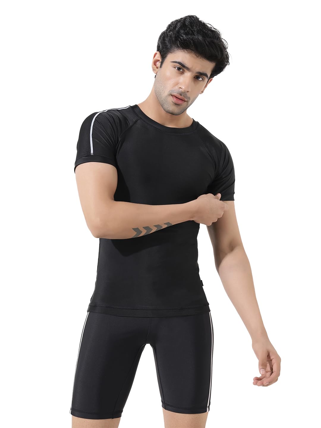 lycot Compression Top T-Shirt Half Sleeves Pattern Athletic Fitness & Other Outdoor Inner Wear GTSH-02-picture-18