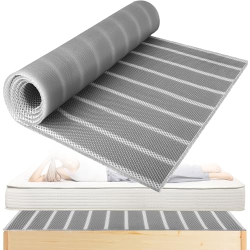 UCandy Underlay Under Mattress Pad with Breathable Meshfiber 83 x 59 Cuttable Under Mattress Ventilation Air-Flow Mattress Underlay 3D mesh Ventsfor RV Camper & Boat