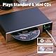 SMSL PL150 CD-Player CS43198-Decoder-Chip, für Standard und Mini CDs, mit Cinch/3,5mm- und 4,4mm Kopfhörer/optischem/koaxialem Ausgang, für Fahrzeuge/TV/PCs, CD-Player Amp mit Fernbedienung (schwarz)