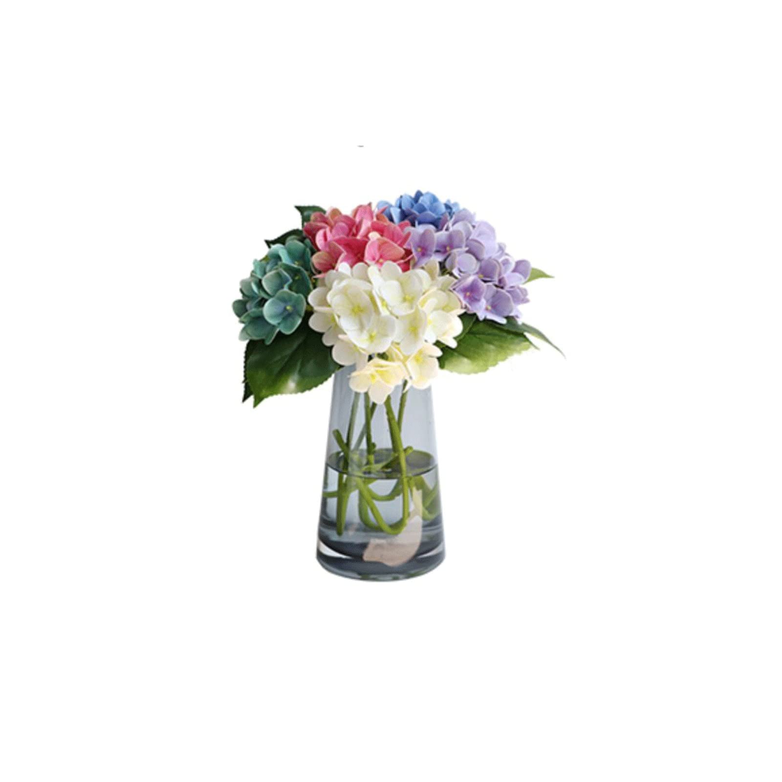 MYUYEE Artificial Plant Flower Simulation Hydrangea Fake Flower Indoor And Outdoor Hanging Flowerpot Home Garden Decoration (Small)