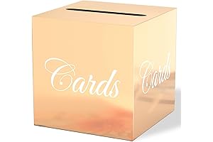 Rose Gold Wedding Card Box: Elegance and Charm for Your Special Day