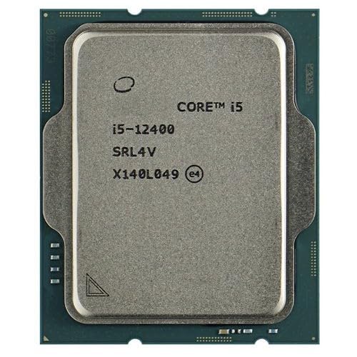 Image of i5-12400 Processor 2.50GHz 6 Core with 12 Threads, Socket: LGA 1700, Max Turbo Boost Upto 4.40GHz (Comes with Thermal Paste).