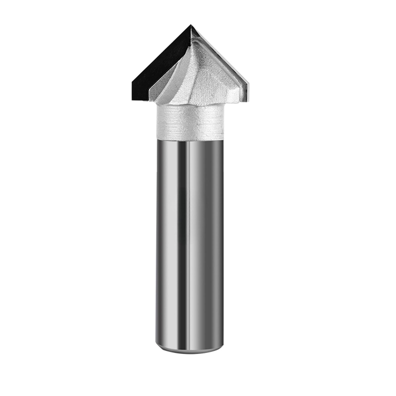 Frez PCD/MCD 90 stopni V rowek PCD Frez do drewna CNC frez diamentowy nóż do fazowania (D12,7 x D35 x H17,5 mm)