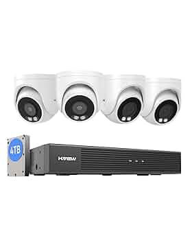 [中古] WEILAILIFE 防犯カメラ 7チャンネル (4TB HDD) Amazon.co.jp: 【4K画質・人体検知・発光威嚇】H.View 800万画素