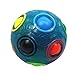 FC MXBB 3Pack Magic Ball Fidget Toy Rainbow Ball Cube Fidget Ball 3D Puzzle Kids Toy (White Green and Blue)