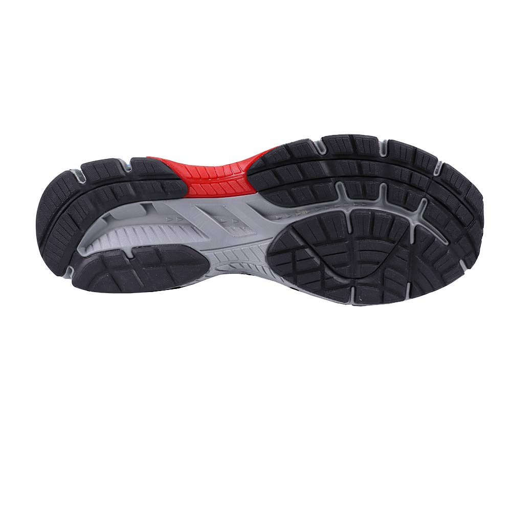 Lee Cooper Arbeitskleidung für Herren, leicht, Sportschuhe, Sicherheitsschuhe, Stahlkappe, Anti-Penetration, Verbundmaterial, Zwischensohle, S1P/SRA, Schwarz/Blau, Größe 44