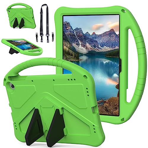 For 2023年発売 Fire Max 11 11インチケース Fire MAX 11第13世代用タブレットケース【MYH】耐衝撃 軽量 ハンドルスタンド機能 ショルダーストラップ タブレットケースハンドルスタンド キッズケース対応機種:2023年発売
