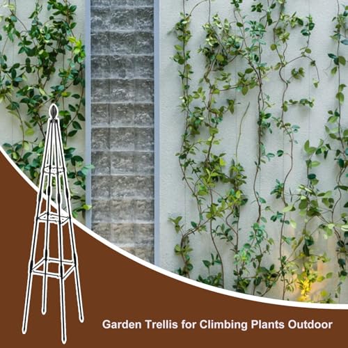 Celosía para plantas resistente a intemperías con soporte premium 3