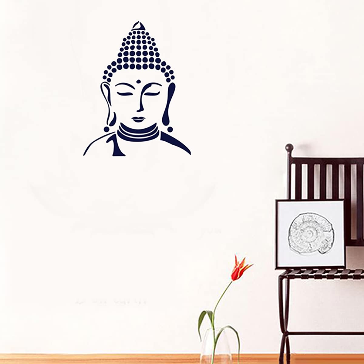 Buddha Wall Art, Buddha Stencils, Buddha Art, Budda Stencil for Painting, Buddha Paiting on Wall, Buddha Designs on Walls DBS-0124
