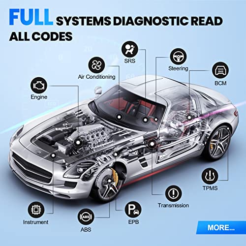 Mucar Vo6 Obd2 Scanner, Oe-Level All Systems Diagnostic With 28 Reset Car Diagnostic Tool For All Cars, Lifetime Free Update, Immo/Key Programming Bidirectional Scan Tool #TOP2