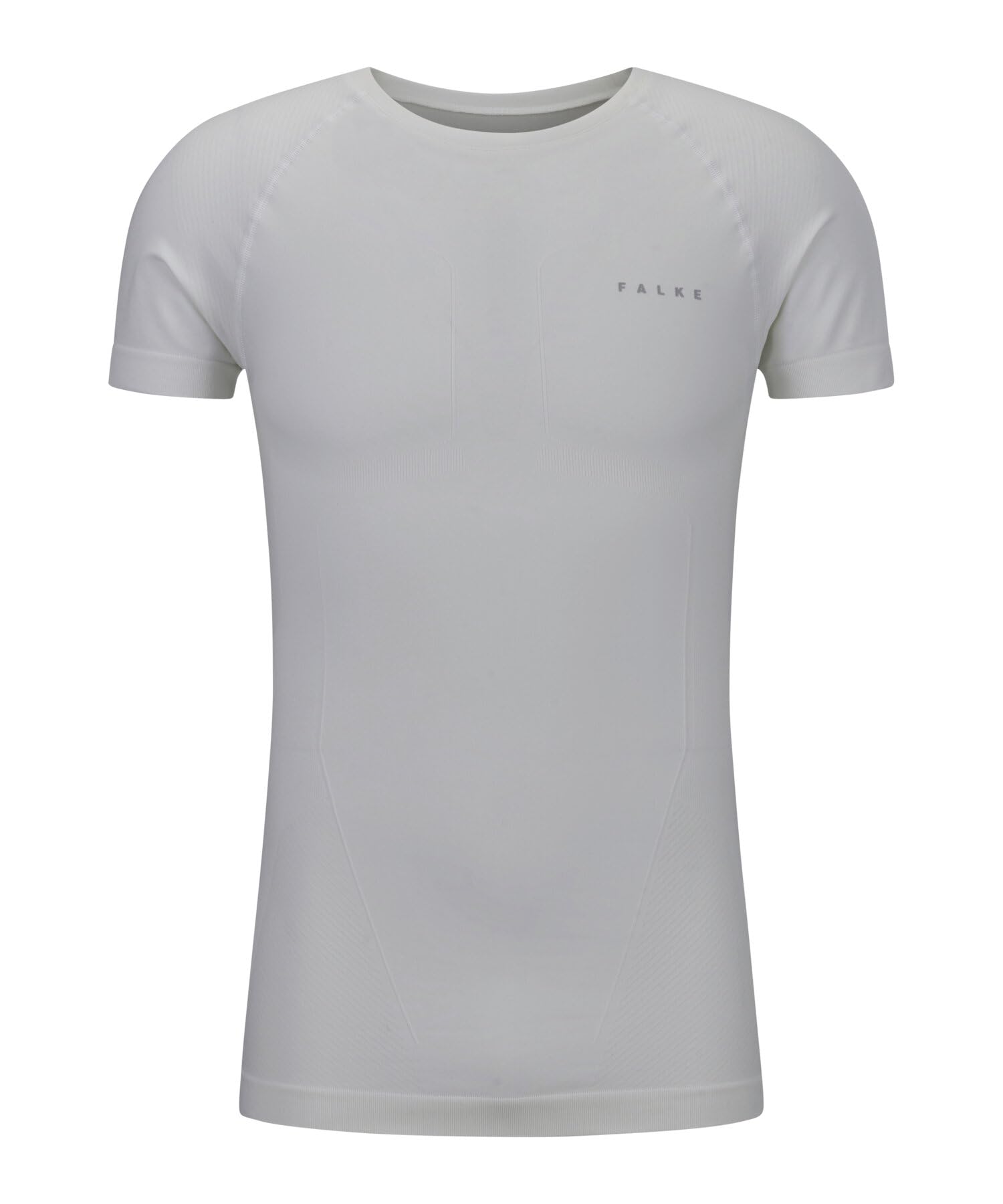 FALKE Mężczyźni Warstwa podstawowa (góra) Warm Round Neck M S/s Ts materiał funkcyjny szybkoschnące chłodzące 1 Sztuka, Biały White 2860, XXL