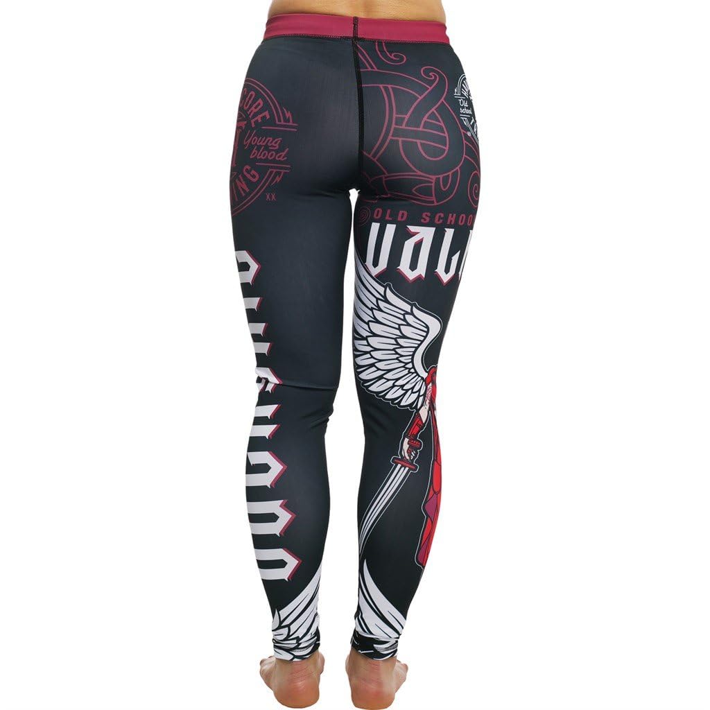 Hardcore Training Leggings Women Legginsy Kobiety Spodnie Kompresyjne Damskie Siłownia Fitness Joga (DE/NL/SE/PL, Alfa, XL, Regularny, Regularny, czerwony)