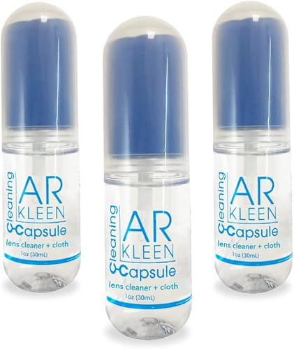 Kit de limpieza de lentes (cápsula de 1 onza líquida (paquete de 3)
