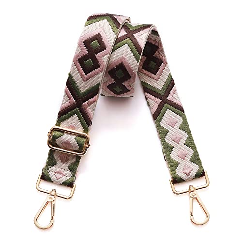 Image of S-Jacorry Purse Strap Replacement Crossbody Wide Shoulder Strap Adjustable Canvas Straps Handbag Strap Replacement Belts